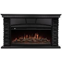 Каминокомплект: Очаг Royal Thermo Aurora RTFP/P-AR40LS, портал Porto 42/40/36 камень чер. шп. венге
